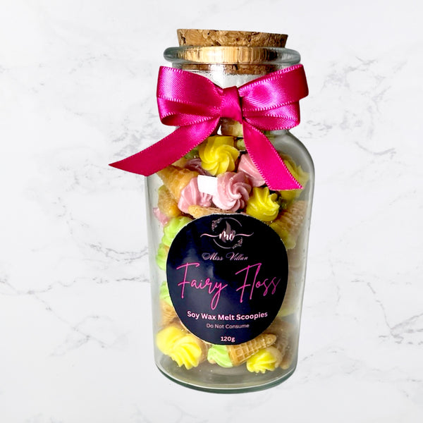 fairy floss wax melts- miss Villan