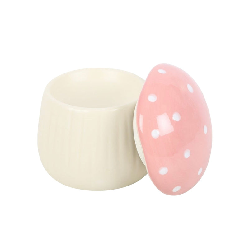 Pink Mushroom tealight wax melter