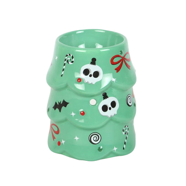 creepy Christmas decor- oil burner- wax melter