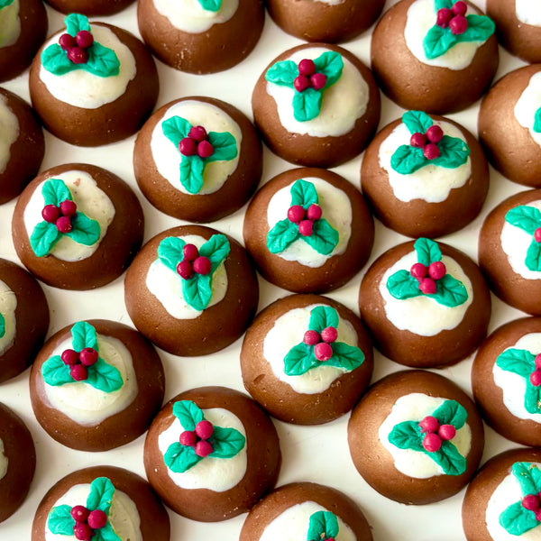 christmas pudding wax melts- missvillan- wax melts