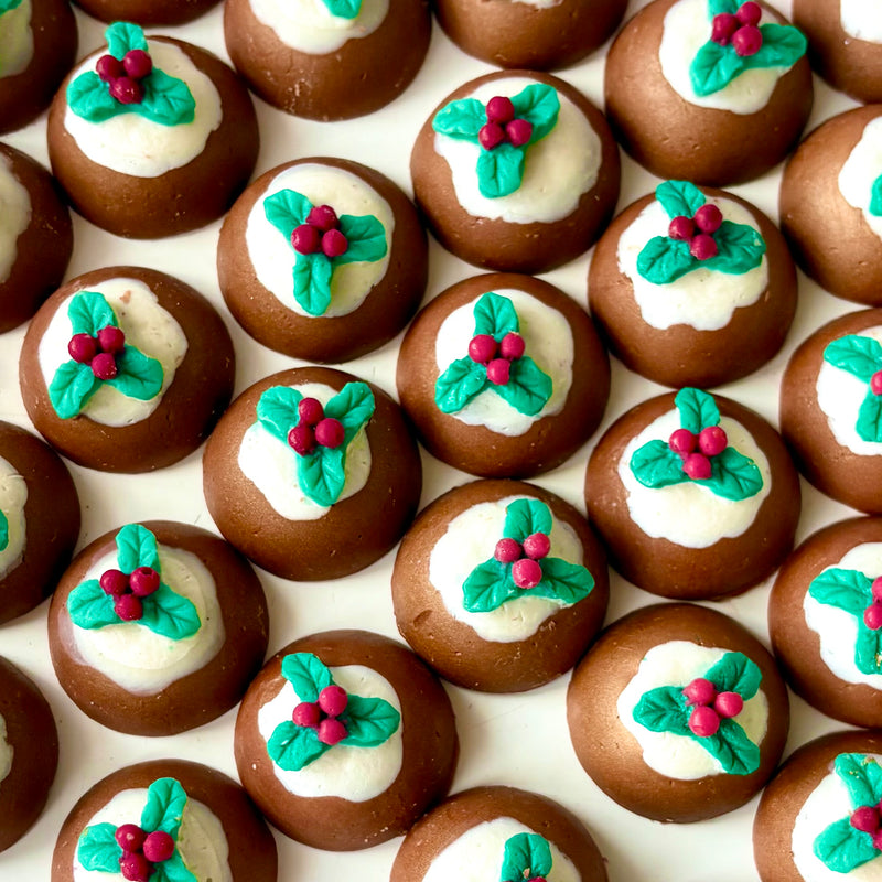 christmas pudding wax melts- missvillan- wax melts