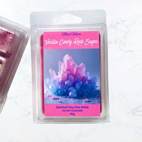Vanilla Candy Rock Sugar Type Clamshell- wax melt