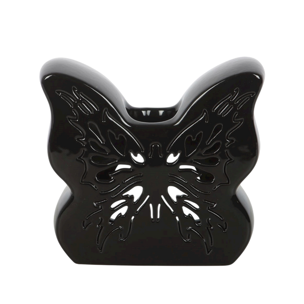 black butterfly wax melter- tealight burner