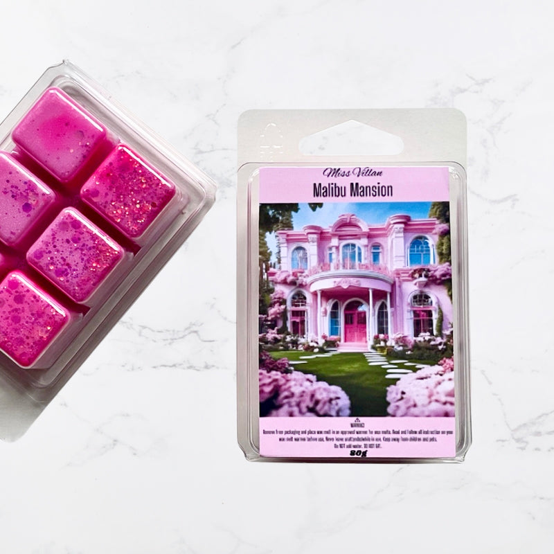 Malibu mansion- barbie wax melts - missvillan