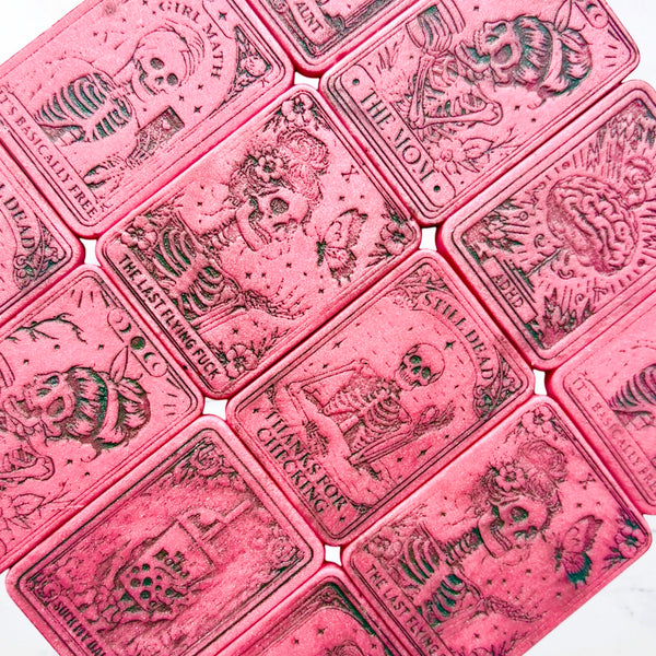 Novelty tarot card pack wax melts