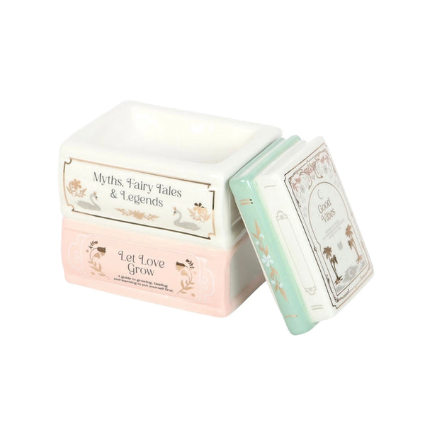 Fairy Tales Book Stack tealight wax melter