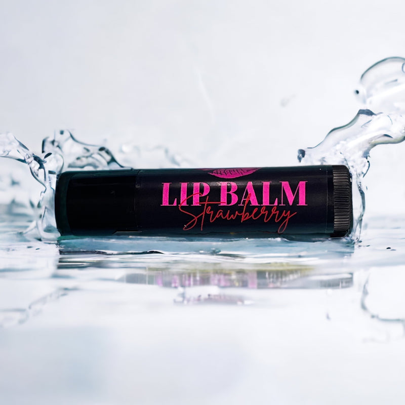 vegan lip balm- strawberry