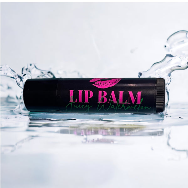 watermelon lip balm- vegan lip balm