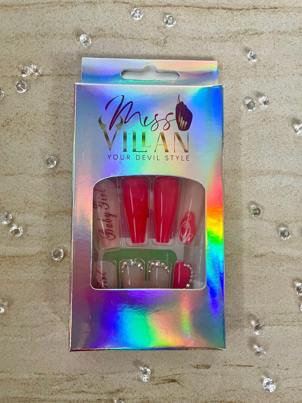 Your devil style collection press on nails