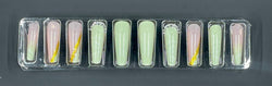 press on nails- green- missvillan- australia